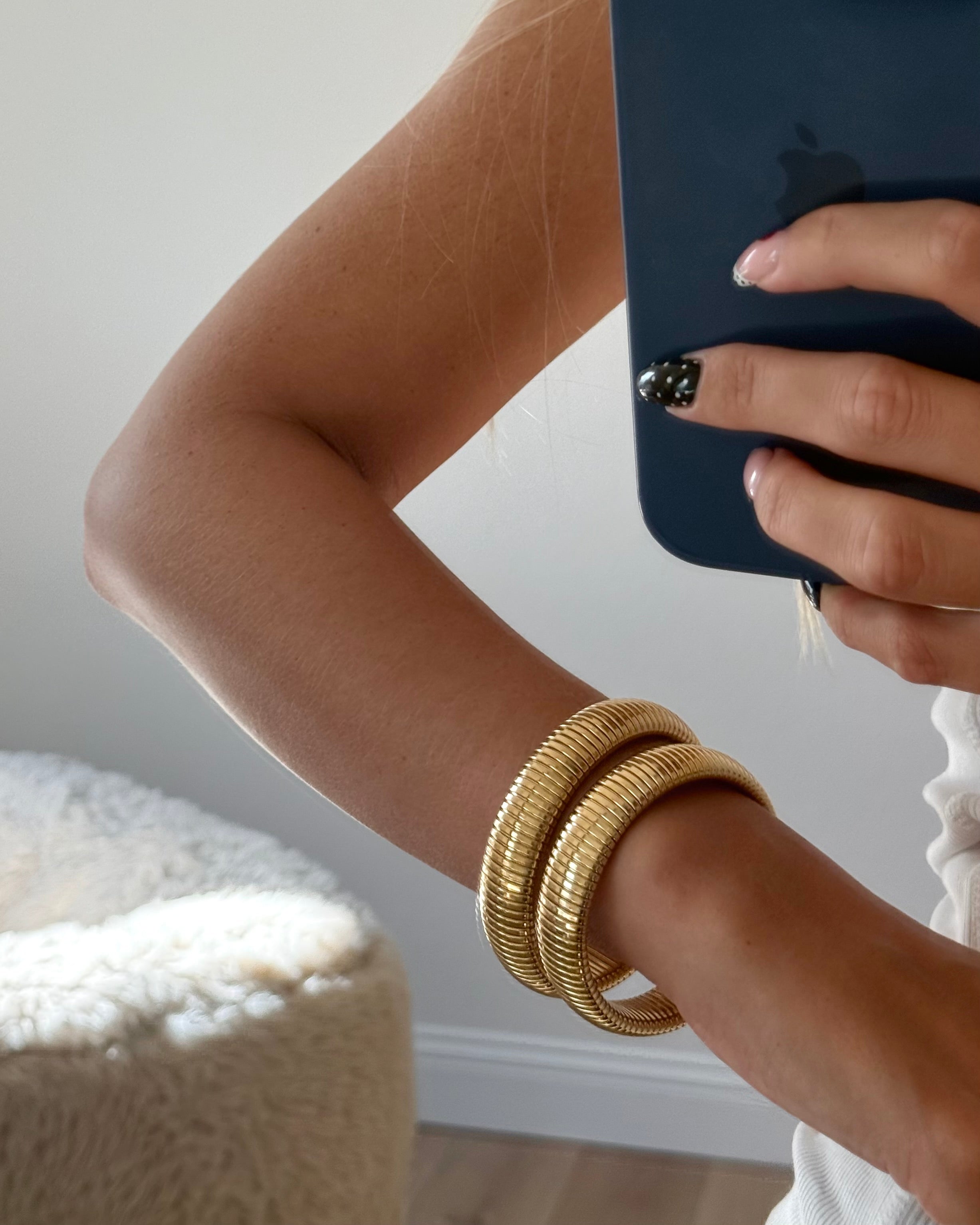 Chunky Gold Bangle