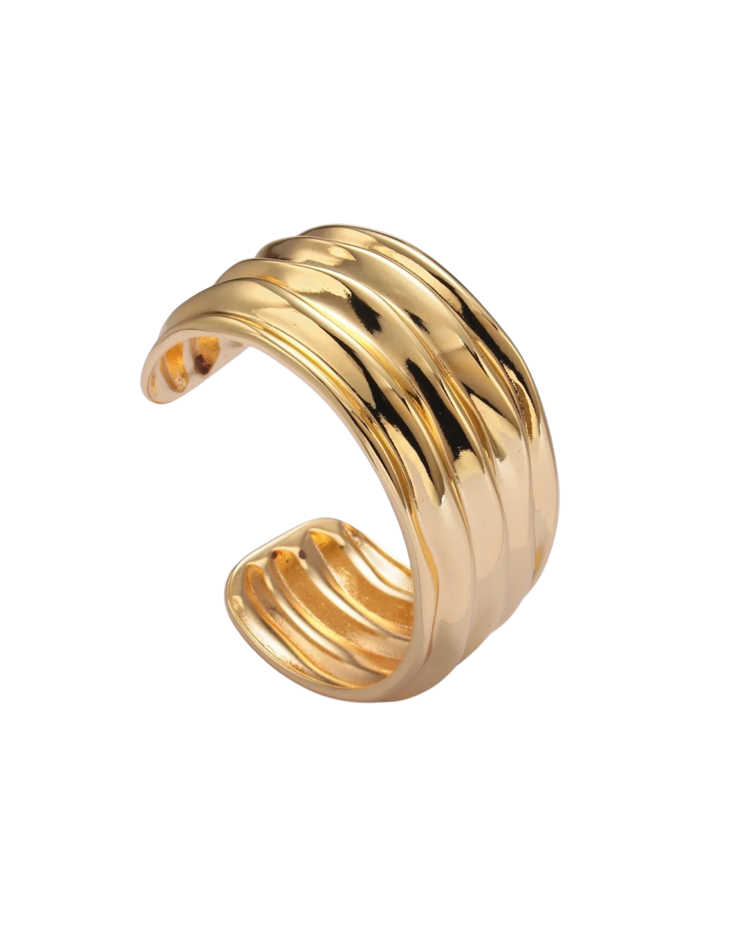 Chunky Gold Cuff