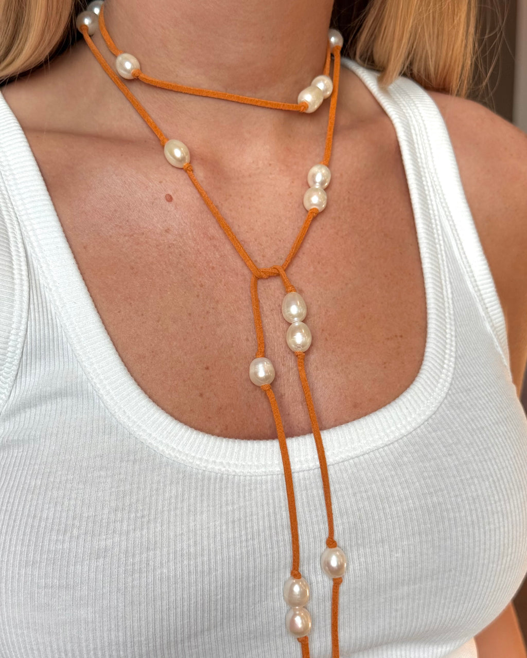 Pearl Wrap Necklace