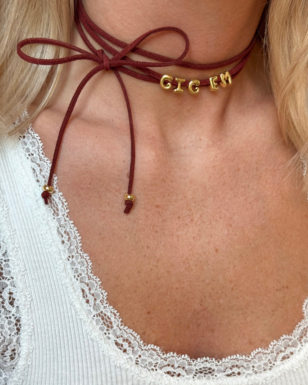 Team Spirit Wrap Necklace