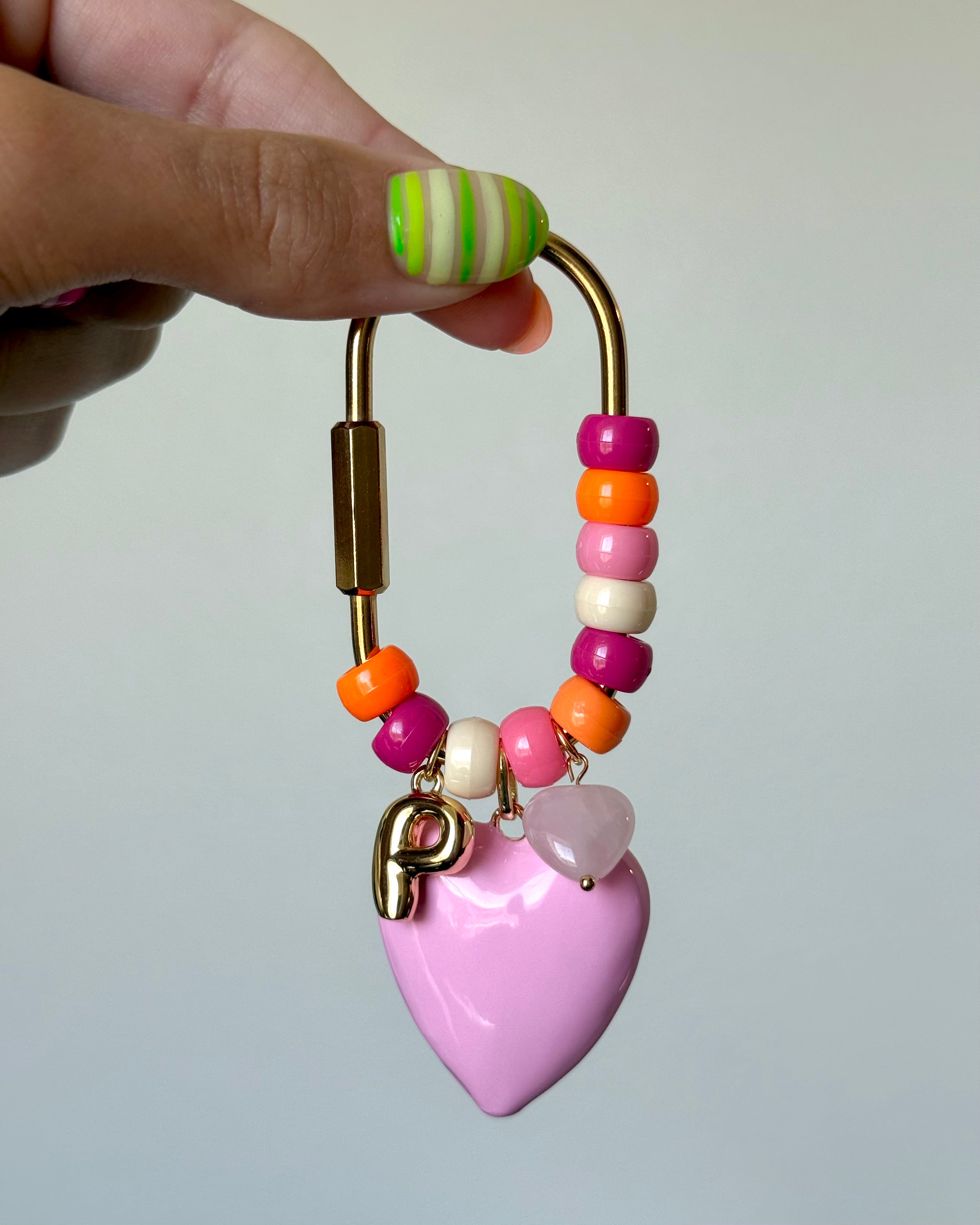 Heart Bag Charm